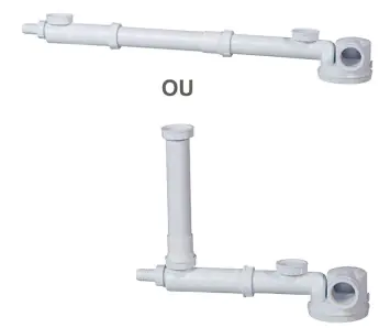TE RACCORDEMENT + SIPHON - EVIER 2 CUVES