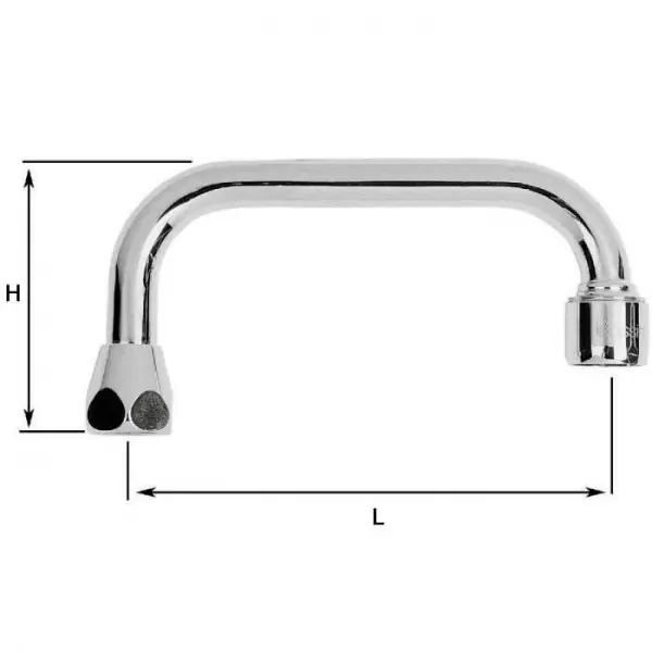 BEC POIGNEE 1/2 AERATEUR